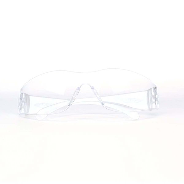 3M Protective Eyewear Clear Uncoated Lens, Clear Temple 11228-00000-100